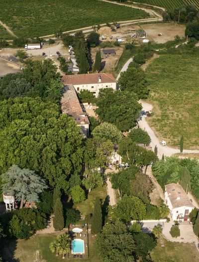 Photo aérienne du chai