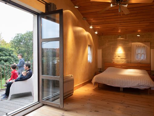 La suite parentale avec douche et wc