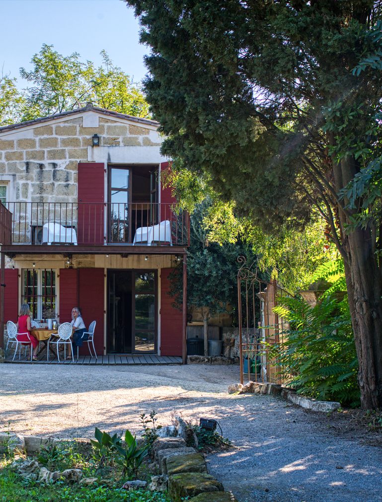 Terrasse de la maison des vignerons