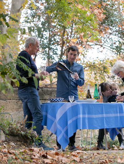 Apértitif dans le parc