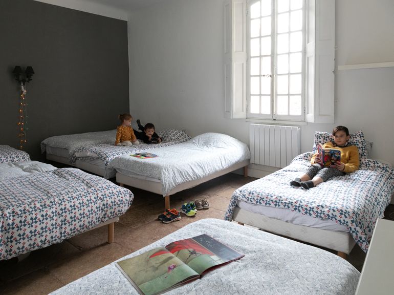 Le dortoir à l'étage