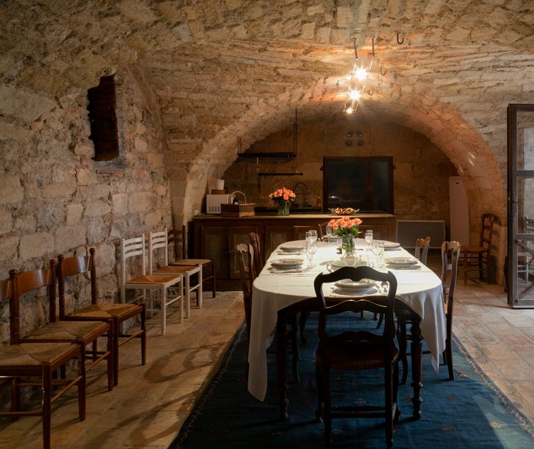 Salle de réception voûtée