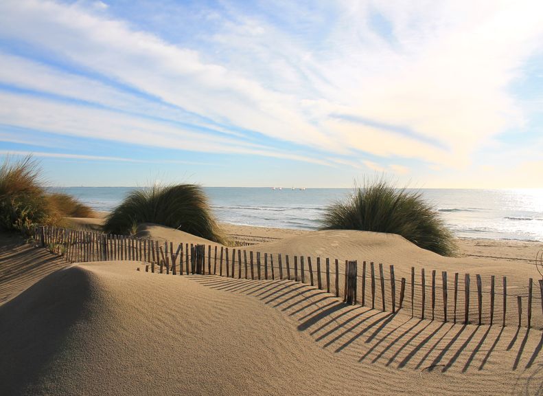 Plages camarguaises l’Espiguette